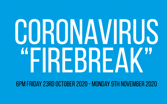Centre Closing for Coronavirus “Firebreak”