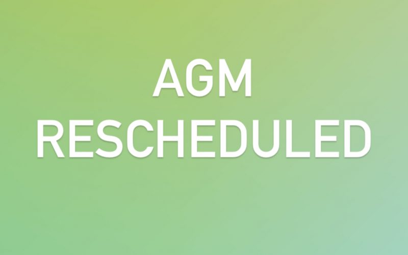 AGM rescheduled
