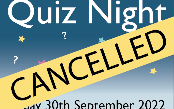 September Quiz Night CANCELLED