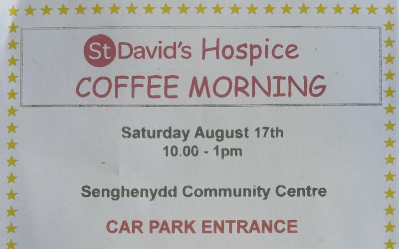 St David’s Hospice Coffee Morning