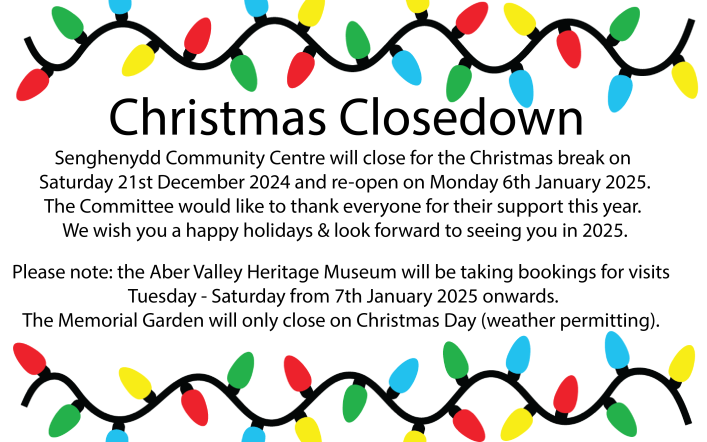 Christmas Closedown